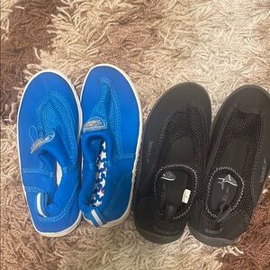 2 Pairs Speedo Blue and Black Water Shoes for Active Adventures